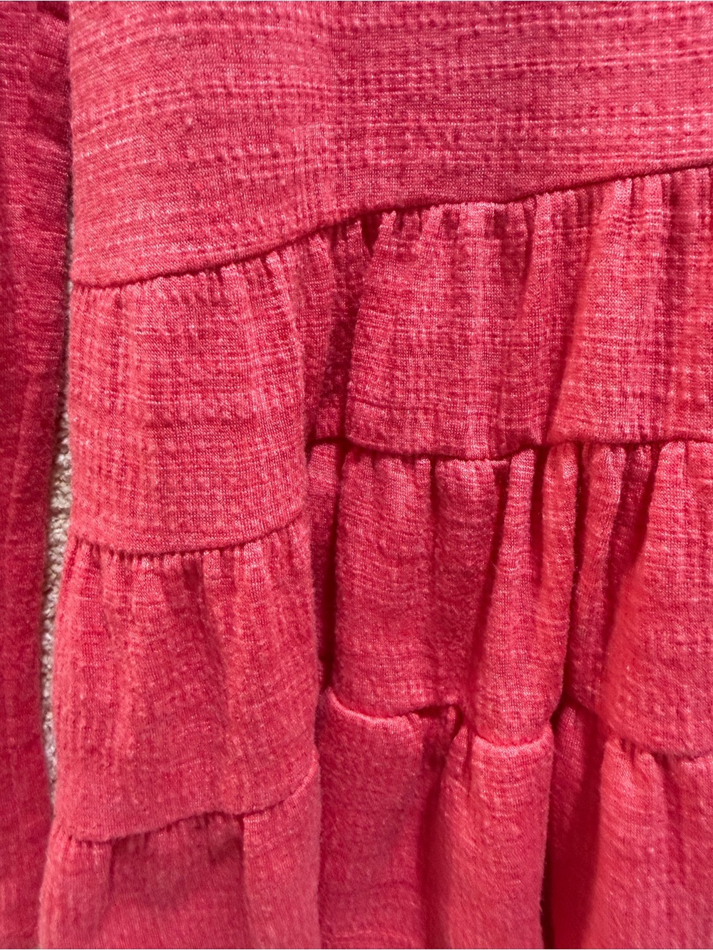 Anthropologie deletta baby doll top long sleeve marled ruffles feminine boho S - Picture 4 of 11